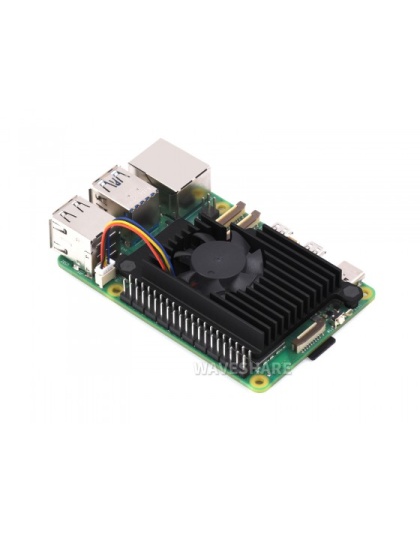 Active Cooler for Raspberry Pi 5 Aluminium Heatsink with Thermal Pads (Raspberry Pi 5 not included)