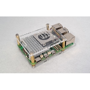 Acrylic SP GPIO Case for Raspberry Pi 5 supports active cooler