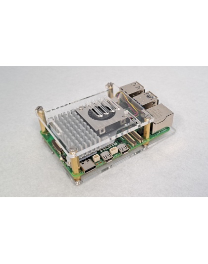 Acrylic SP GPIO Case for Raspberry Pi 5 supports active cooler