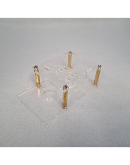 Acrylic SP GPIO Case for Raspberry Pi 5 supports active cooler