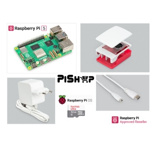 Raspberry Pi5 1GB Red/White Official Kit