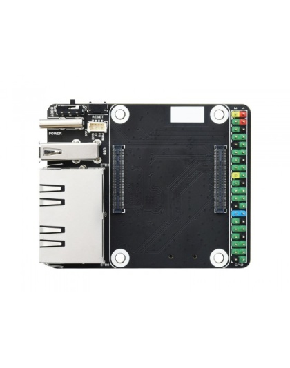 Mini Dual Gigabit Ethernet Base Board Designed for Raspberry Pi Compute Module 4