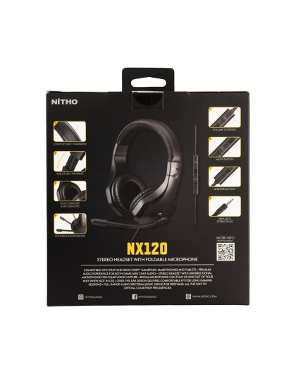 Nitho NX120 GAMING HEADSET AUX plug