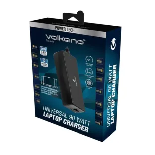 Volkano Total Universal Series Laptop Charger 90W 16-20V