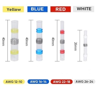 10 Red Heat Shrink Solder Sleeve Insulated Electrical Splice Waterproof Wire Connectors AWG22-18(0.5 -1.0 mm²)