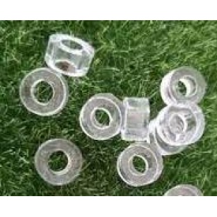 Clear Acrylic 4mm washer/spacer for M2.5 screw