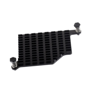 Aluminum Heatsink For Raspberry Pi5, With Thermal Pads And Spring-Loaded Push Pins