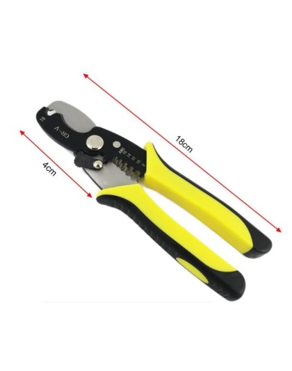 180mm (14mm2) Cable Cutter and Stripping Tool with Non-Slip Handle