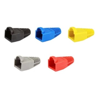 Multi Colour RJ45 Network Cable Lead Connector Boot for Cat 5 5e 6 (10 pack)
