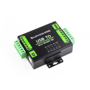 Isolated USB to 4-Ch RS485 Converter (B), CH344L Chip, Multi-Protection, Multi-System Support