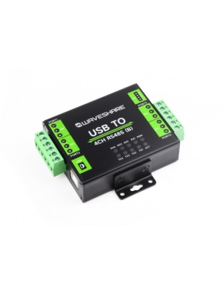 Isolated USB to 4-Ch RS485 Converter (B), CH344L Chip, Multi-Protection, Multi-System Support