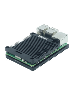 EDATEC Full Aluminium Passive Cooling Open Case for Raspberry Pi 5