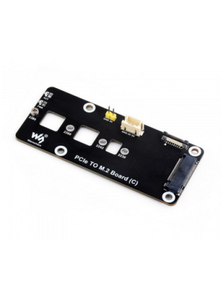 PCIe To M.2 Adapter Board (C) for Raspberry Pi 5, Supports NVMe Protocol M.2 Solid State Drive, High-speed Reading/Writing