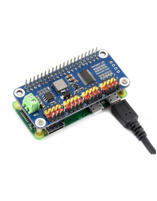 Servo Driver HAT for Raspberry Pi, 16-Channel, 12-bit, I2C