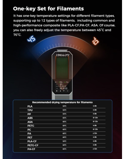 Creality Space Pi Filament Dryer
