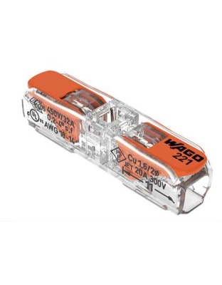 WAGO 221 Lever Type Inline Splicing Connector 0.2-4MM2