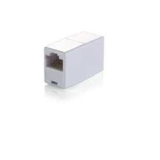 RJ45 Cat5e Straight Network Cable Ethernet LAN Coupler white