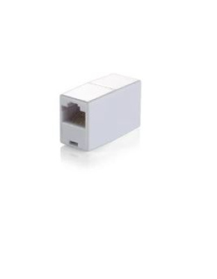 RJ45 Cat5e Straight Network Cable Ethernet LAN Coupler white