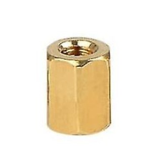 Female to Female M2.5 x 5mm Hex Brass Standoff Spacers for PCB