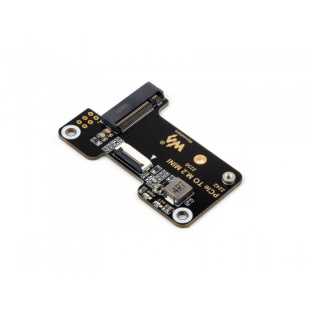 PCIe To M.2 Mini Adapter HAT for Raspberry Pi 5 Supports NVMe Protocol M.2 Solid State Drive