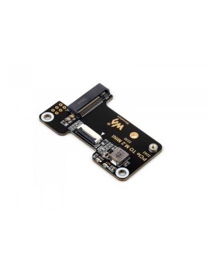 PCIe To M.2 Mini Adapter HAT for Raspberry Pi 5 Supports NVMe Protocol M.2 Solid State Drive