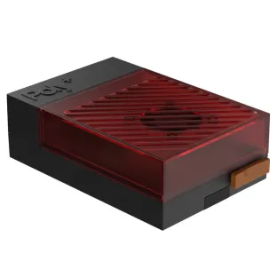 Argon Poly+ 5 for Raspberry Pi5 - Red and Black with fan