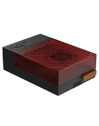 Argon Poly+ 5 for Raspberry Pi5 - Red and Black with fan