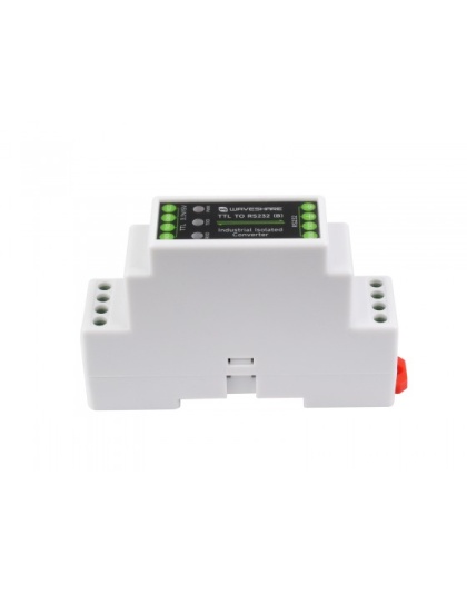 Rail-mount TTL To RS232 Galvanic isolated Converter, Full-Duplex Communication, Lightningproof &amp; Anti-Surge, TTL Serial Converter