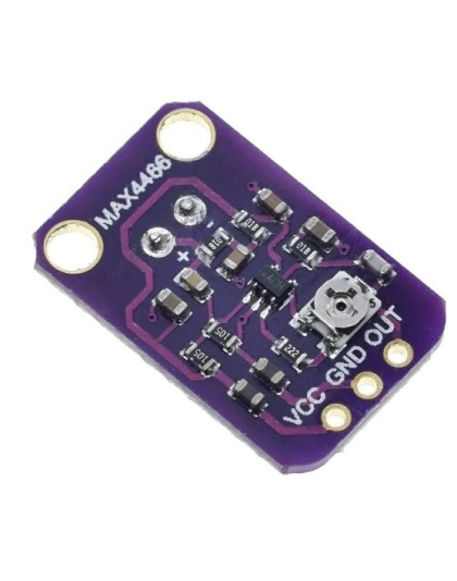 GY-MAX4466 Adjustable Gain Highly Sensitive Microphone Board 2.4-5V DC