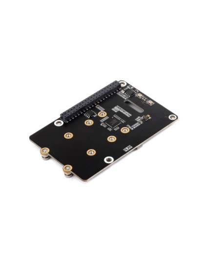 PCIe To 2-Ch M.2 Adapter Type B for Raspberry Pi 5, Compatible with 2280 / 2260 / 2242 / 2230 size NVMe Protocol M.2 SSD, Raspberry Pi 5 NVMe HAT