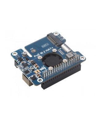 PCIe To M.2 Adapter With PoE Function For Raspberry Pi 5, Supports NVMe Protocol M.2 Solid State Drive, High-speed Reading/Writing, Raspberry Pi 5 PoE HAT