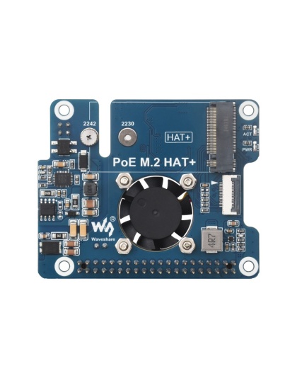 PCIe To M.2 Adapter With PoE Function For Raspberry Pi 5, Supports NVMe Protocol M.2 Solid State Drive, High-speed Reading/Writing, Raspberry Pi 5 PoE HAT