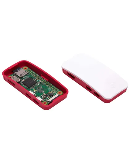 Official Raspberry Pi Zero Red &amp; White Case