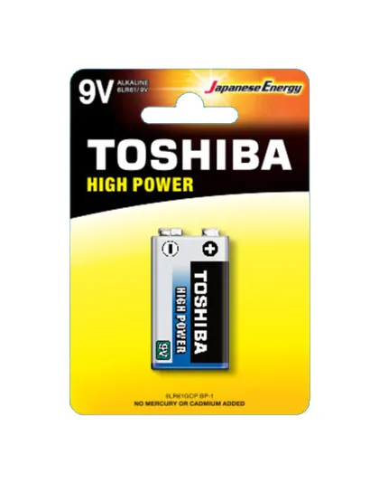 TOSHIBA ALKALINE 6LR6- 9V