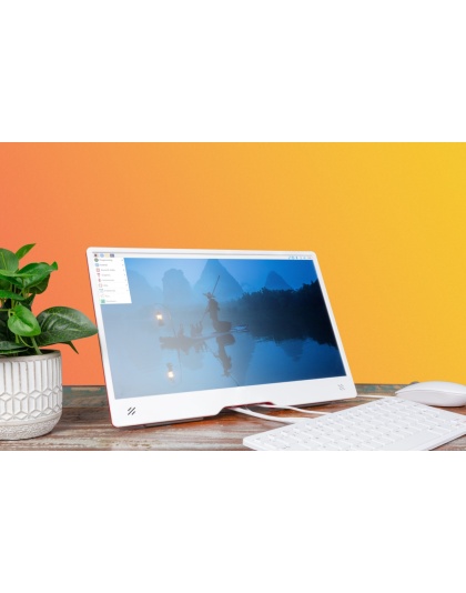 Raspberry Pi 15.6" Monitor Red/White