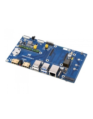 Raspberry Pi Compute Module 5 IO Board With PoE Feature, For All Variants Of CM5