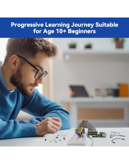 SunFounder Raspberry Pi Ultimate Starter Kit - Raphael Starter kit for Raspberry Pi 5/4B/3B+/3B/Zero 2W, RoHS Compliant, Video Courses