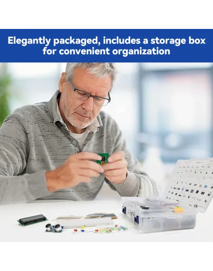 SunFounder Raspberry Pi Ultimate Starter Kit - Raphael Starter kit for Raspberry Pi 5/4B/3B+/3B/Zero 2W, RoHS Compliant, Video Courses