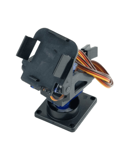 2-Axis FPV Camera Cradle Head w/ 9g Dual Servo / Steering Gear for Robot / R/C Car - Black   Blue