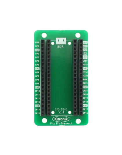 Kitronik Pin Breakout for the Raspberry Pi Pico