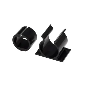 130 Size Motor Bracket in black plastic