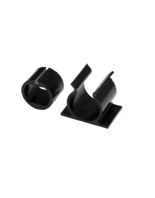 130 Size Motor Bracket in black plastic