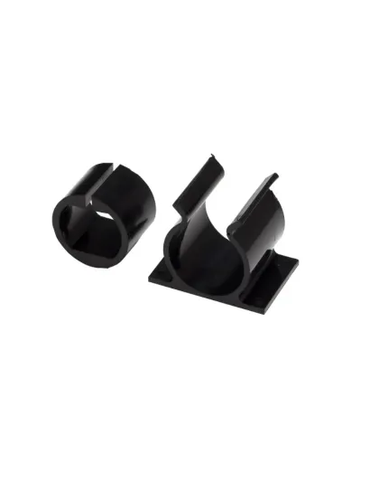 130 Size Motor Bracket in black plastic