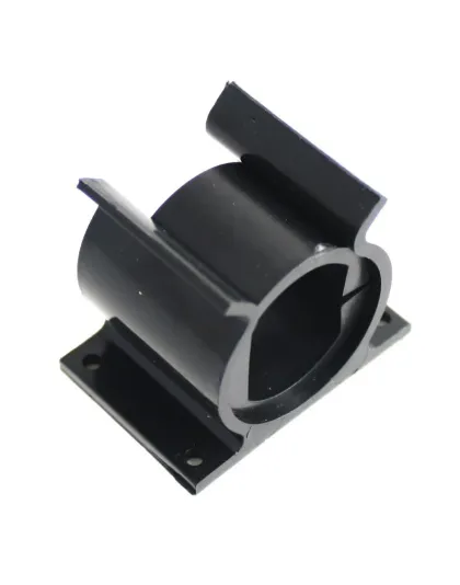 130 Size Motor Bracket in black plastic