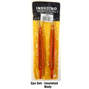 2 x Insulated Body Tweezer Set