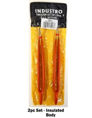 2 x Insulated Body Tweezer Set
