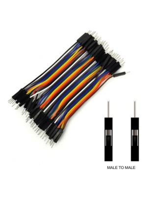  Jumper Cables Male to Male Ribbon of 40 x 100mm