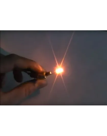 Yellow Flickering Candle 5mm Water Clear LED - 30deg - 5800mCd