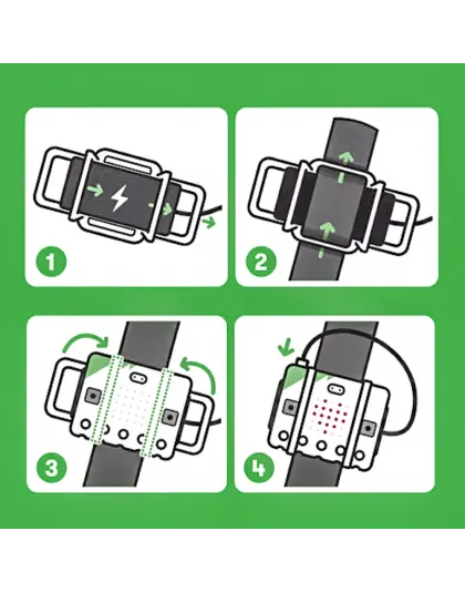 BBC micro:bit Wearable Wrist Strap Accessory - Single Pack