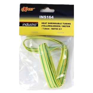 2:1 Green/Yellow 2.5mm Heat Shrink - 1meter